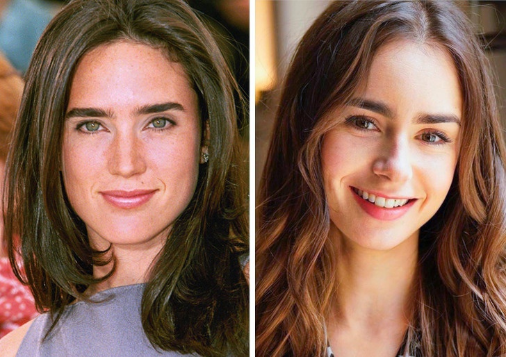 Comparación de belleza entre Jennifer Connelly y Lily Collins
