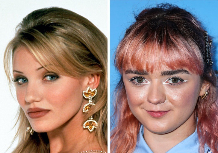 Comparación de belleza entre Cameron Díaz y Maisie Williams
