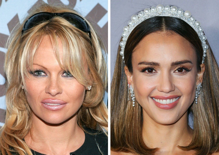 Comparación de belleza entre Jessica Alba y Pamela Anderson