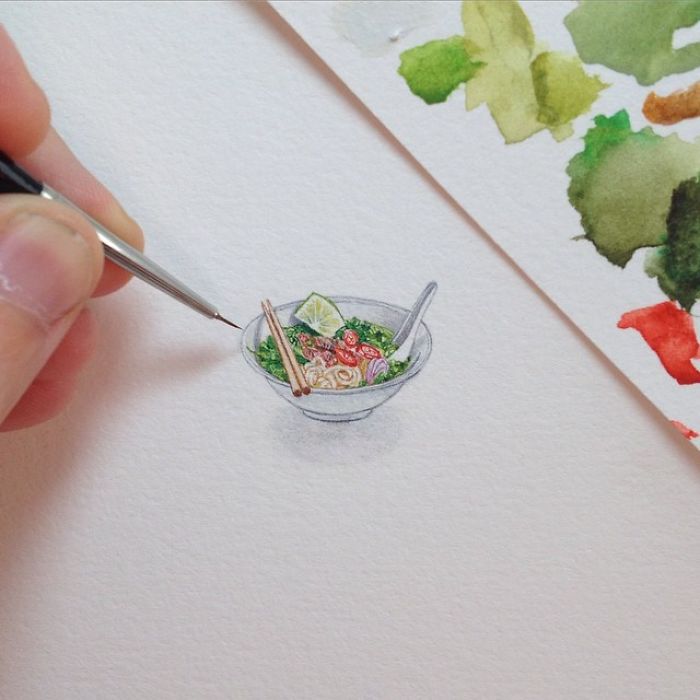 Pinturas miniatura de Brooke Rothshank