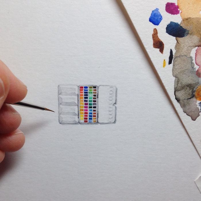 Pinturas miniatura de Brooke Rothshank