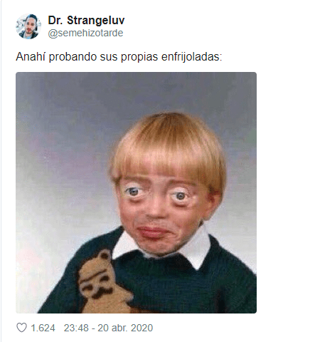 Comentarios en Twitter sobre enfrijoladas de Anahí