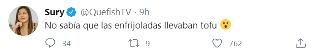 Comentarios en Twitter sobre enfrijoladas de Anahí