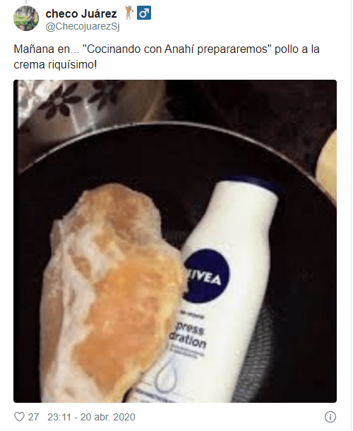 Comentarios en Twitter sobre enfrijoladas de Anahí