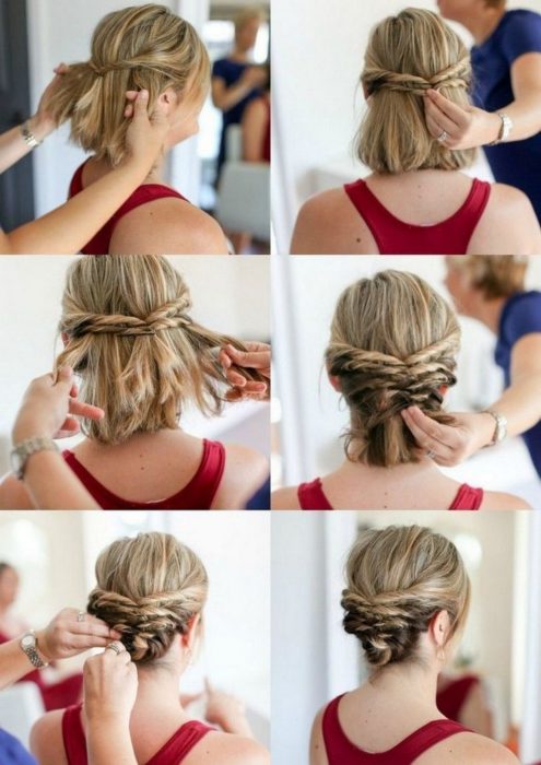 Tutorial de peinado para chica con el cabello corto