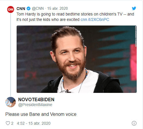 Tom Hardy vuelve a narrar cuentos en cbeebies 