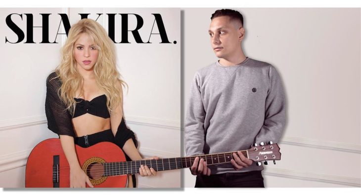 Portada editada del disco "Shakira" de Shakira