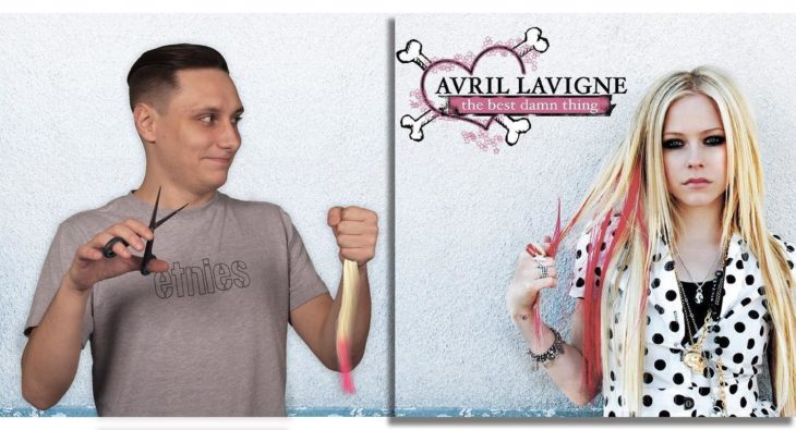 Portada editada del disco "The Best Damn Thing" de Avril Lavigne