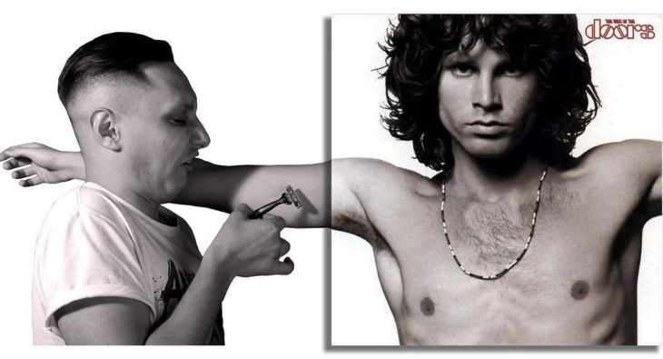 Portada editada del disco "The Best Of The Doors" de The Doors