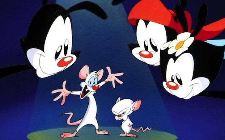 Escena de la serie animada Pinky y Cerebro de los Animaniacs