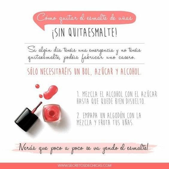 Cómo eliminar el esmalte sin usar acetona