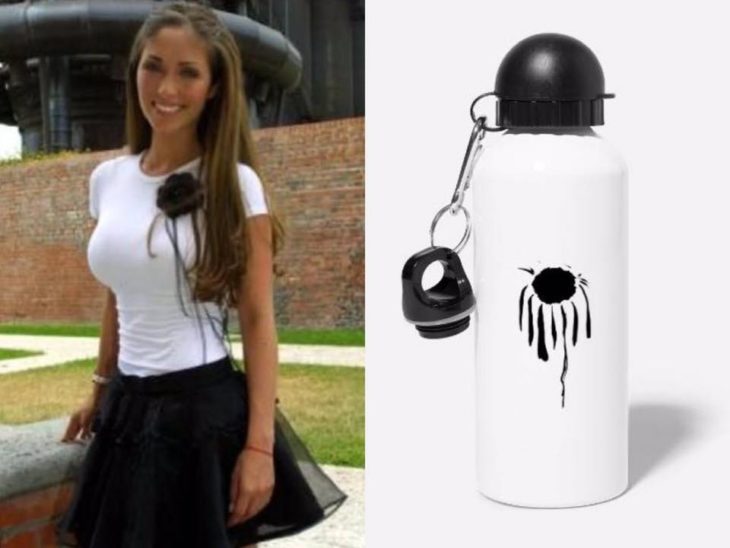 Hilo de Twitter en el que comparan a Mia Colucci con varios termos de colores