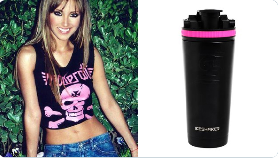 Hilo de Twitter en el que comparan a Mia Colucci con varios termos de colores
