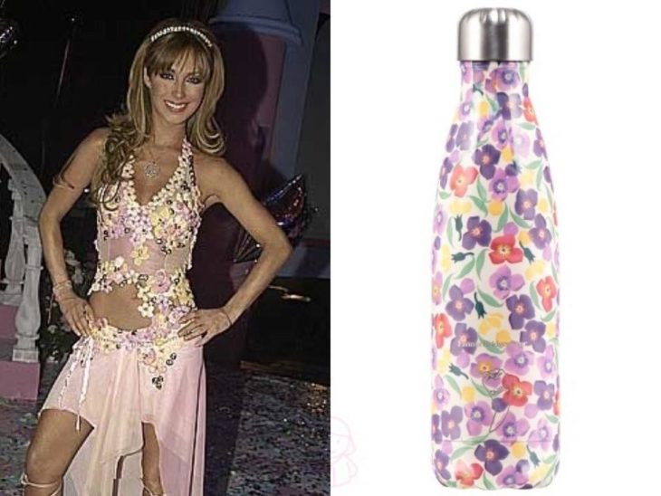 Hilo de Twitter en el que comparan a Mia Colucci con varios termos de colores