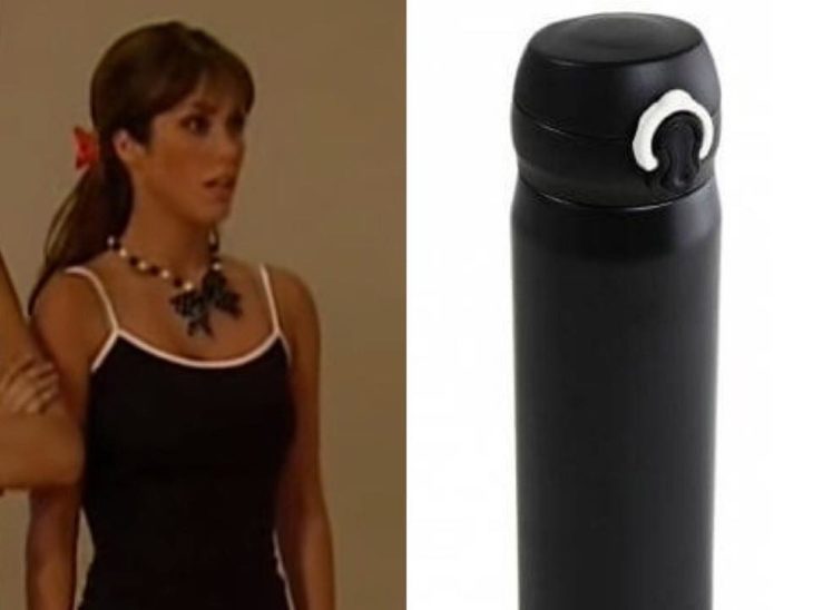 Hilo de Twitter en el que comparan a Mia Colucci con varios termos de colores