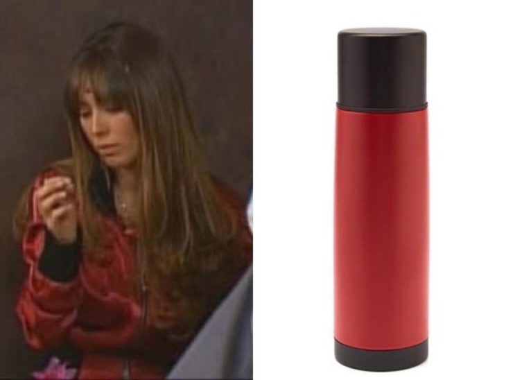 Hilo de Twitter en el que comparan a Mia Colucci con varios termos de colores