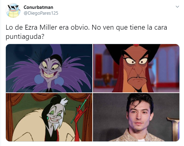Comentarios en Twitter sobre Ezra Miller ahorcando a una fan