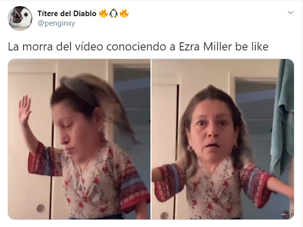 Comentarios en Twitter sobre Ezra Miller ahorcando a una fan
