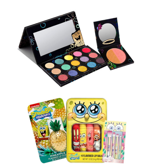 Línea de maquillaje inspirada en Bob Esponja