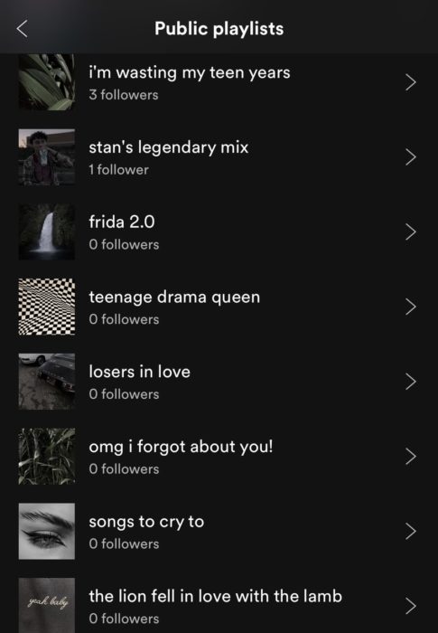 Playlist Spotify