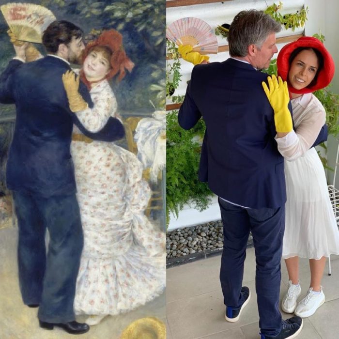 Réplique de Baile en el campo de Pierre-Auguste Renoir