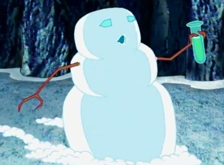 Hombre de nieve, personaje de Coraje el perro cobarde