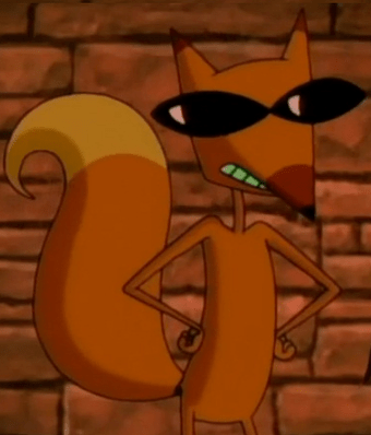 Zorro Cajún, personaje de Coraje el perro cobarde