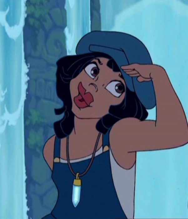 Audrey Ramirez de Atlantis, silbando en la Atlántida