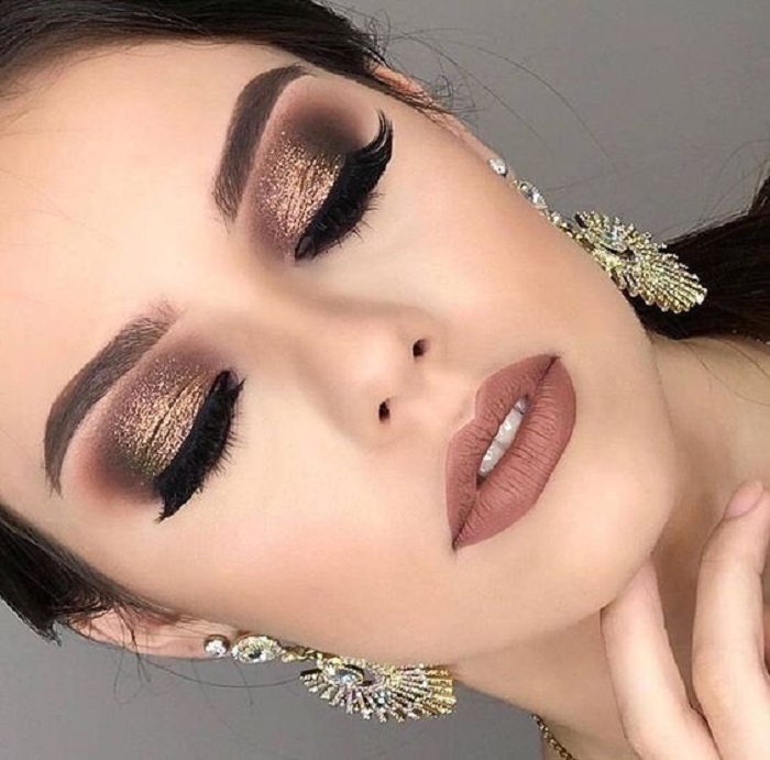 Maquillaje de novia en smokey eye