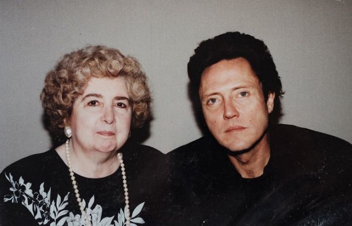 Maria Snoeys-Lagler y Christopher Walken
