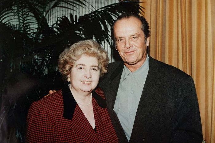 Maria Snoeys-Lagler y Jack Nicholson