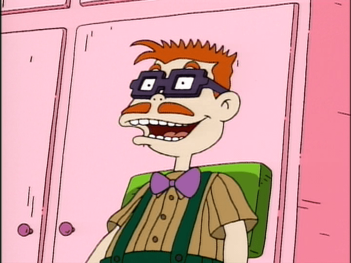 Carlos Finster sonriendo escena Rugrats 