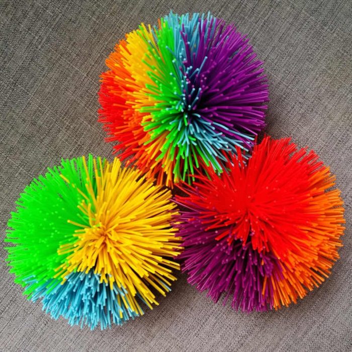 Bolitas anti estrés de plástico