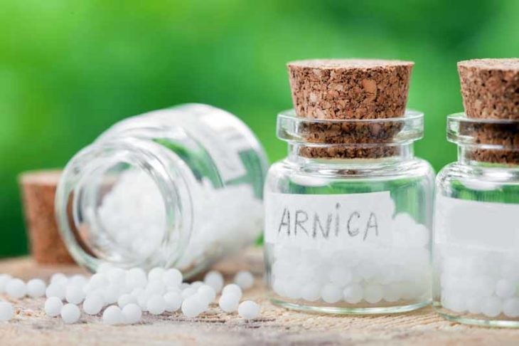 Chochitos homeopáticos de árnica