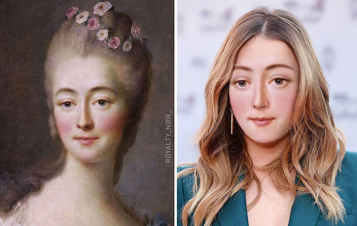Madame Du Barry recreada en la época actual por el artista Royalty Now