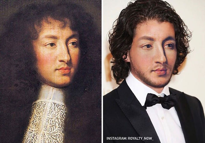 Luis XIV, El Rey Sol, recreado en la época actual por el artista Royalty Now