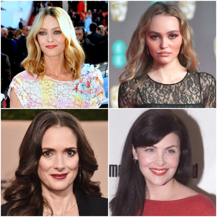 Vanessa Paradis, Lily Rose, Winona Ryder y Anne Allison en una alfombra roja
