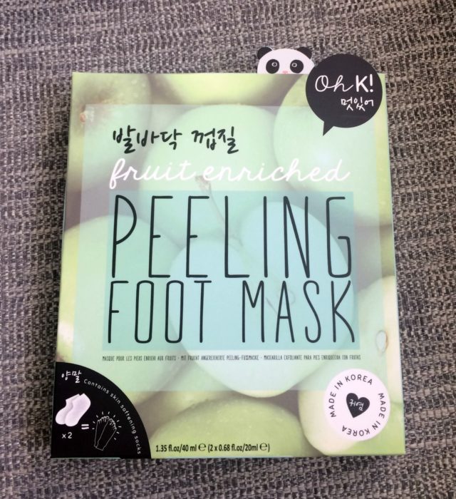 Mascarilla para pies que además de exfoliarlos los humecta