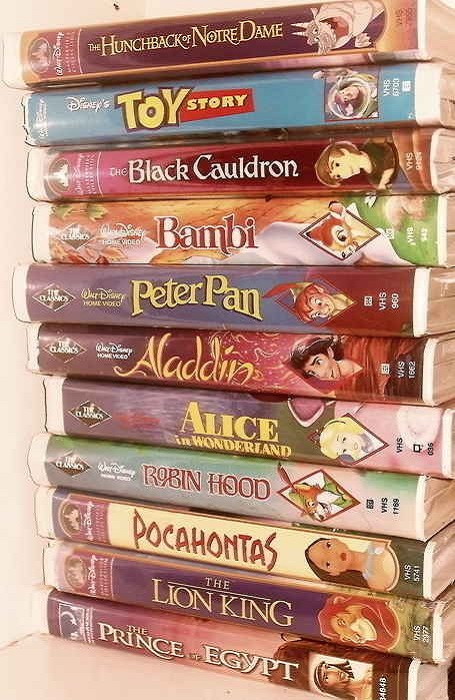 Cintas VHS de Disney