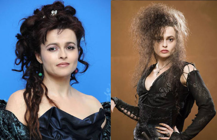 Helena Bonham Carter en su papel de Bellatrix Lestrange
