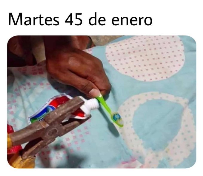 memes que describen el tiempo que ha durado el mes de enero