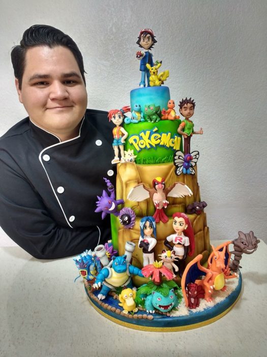 Pastel de fondant de Pokémon