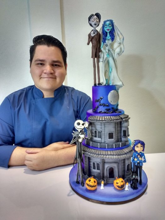 Pastel de fondant de El cadáver de la novia