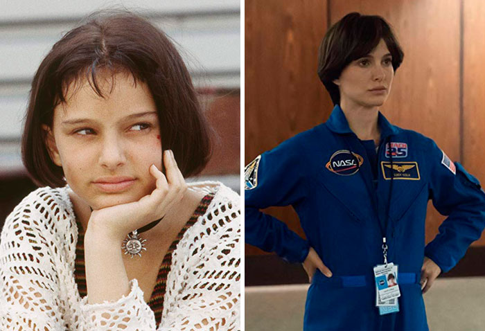 Natalie Portman en su primer papel actoral vs el último