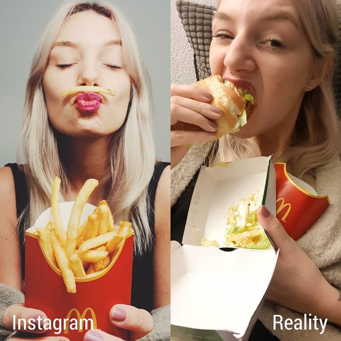 Influencer Kim Britt revela la verdad detrás de las fotos perfectas de Instagram; expectativa vs. realidad