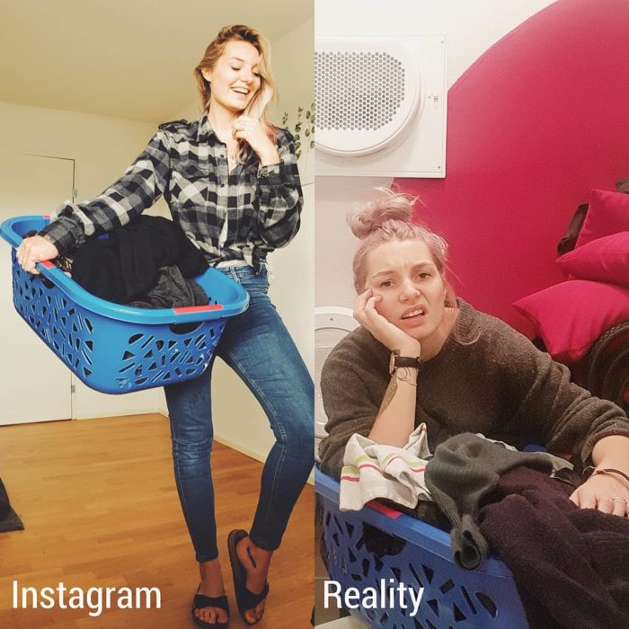 Influencer Kim Britt revela la verdad detrás de las fotos perfectas de Instagram; expectativa vs. realidad