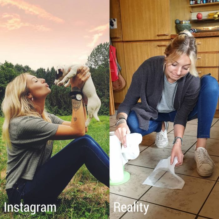 Influencer Kim Britt revela la verdad detrás de las fotos perfectas de Instagram; expectativa vs. realidad