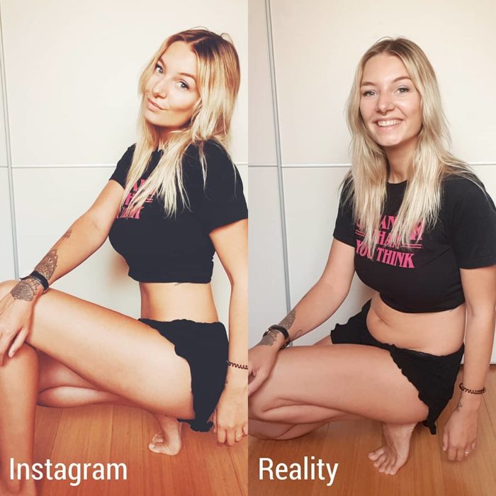 Influencer Kim Britt revela la verdad detrás de las fotos perfectas de Instagram; expectativa vs. realidad