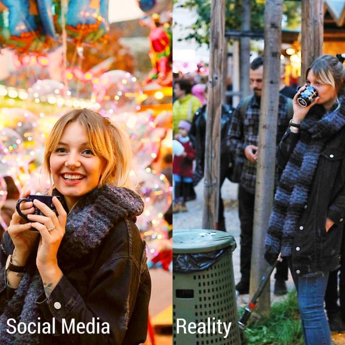 Influencer Kim Britt revela la verdad detrás de las fotos perfectas de Instagram; expectativa vs. realidad