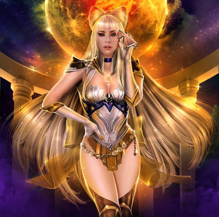 Ilustración de Ivanshine, Sailor Scouts, Sailor Venus, Lady Gaga